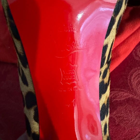 Christian Louboutin Kate 100 Madagascar Size 41 100mm Heel Good Condition - Picture 3 of 8